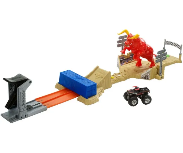 pista/playset Hot Wheels Monster Jam El Toro Loco Showdown 
