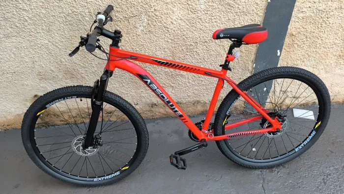 Bicicleta aro 29 freios hidráulicos Shimano