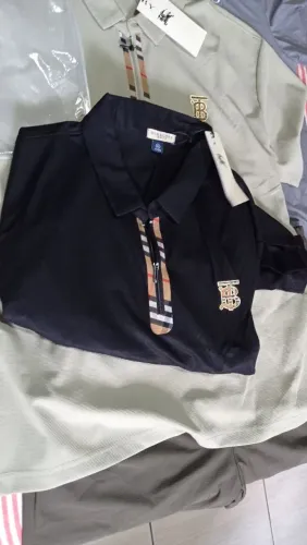 Camisas polo Hugo Boss e Burberry várias cores