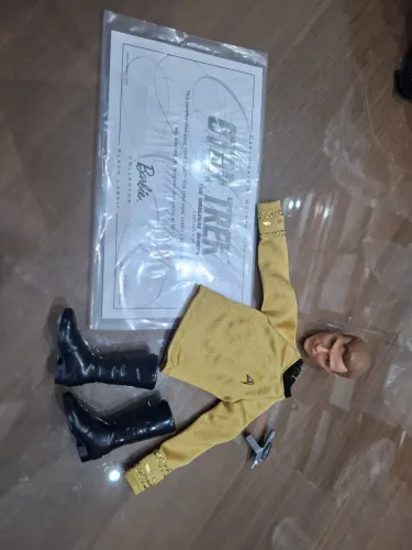 Lote boneco ken barbie collector star trek