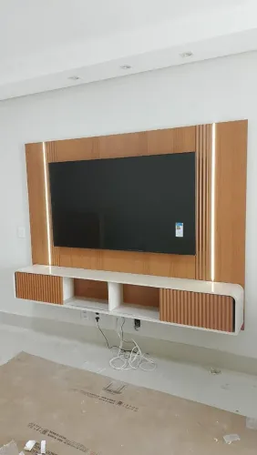 Painel Empire Para Tv Até 85" Produto Na Caixa/Entrega É Montagem Grátis Loja R&L Moveis 