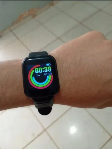 Relógio digital smartwatch inteligente feminina/masculino