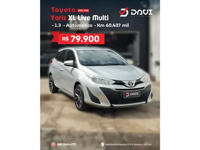 Toyota Yaris Live 1.3 Flex 16V 5P AUT 2020