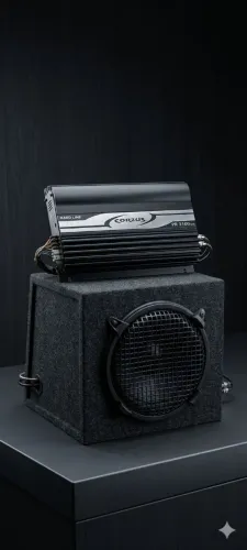 Módulo Corzus 3100 + Caixa Selada Subwoofer Bravox 10"