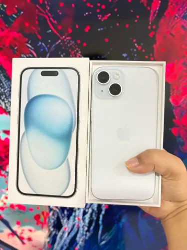iPhone 15 azul 100% , Garantia Apple , Completo