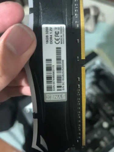 Memória RAM 16GB DDR4 3200MHz Synex Dual Rank RGB