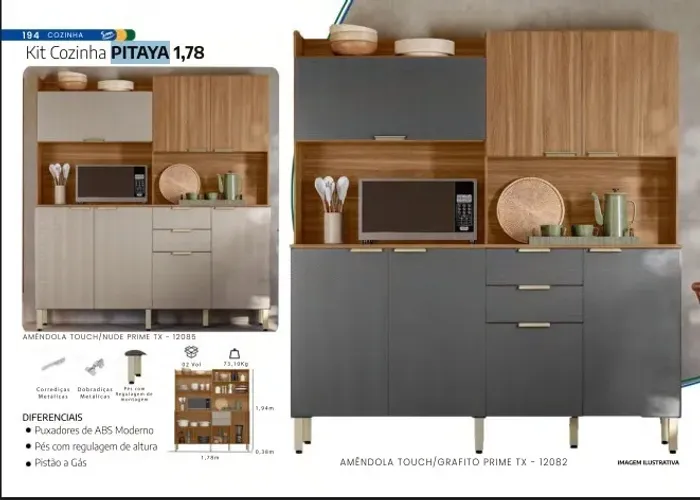 KIT DE COZINHA 7 PORTAS (NOVO)