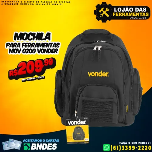 Mochila Para Ferramentas Mov 0200 Vonder