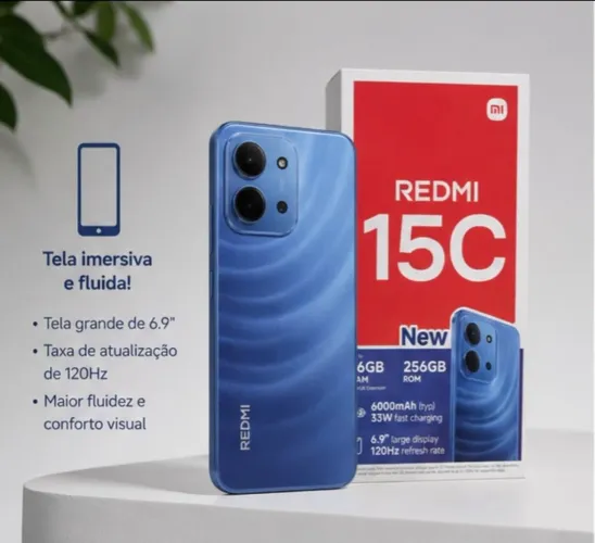 Redmi 15c 16Gb/ 256Gb - lacrado