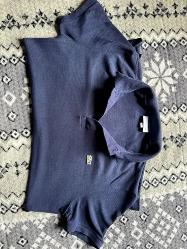camisa polo lacoste azul marinho
