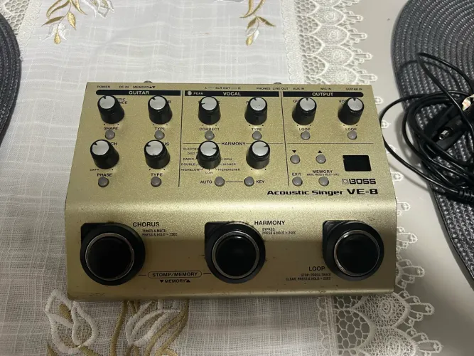 Pedaleira Boss VE-8 - Excelente Estado de Conservação