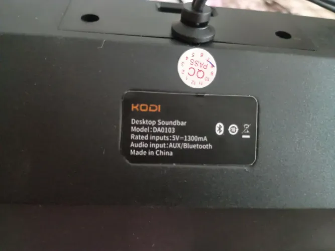 Desktop Soundbar Kodi mod DA 0103 + Microfone 