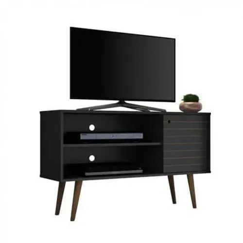 Rack para TV na cor preta