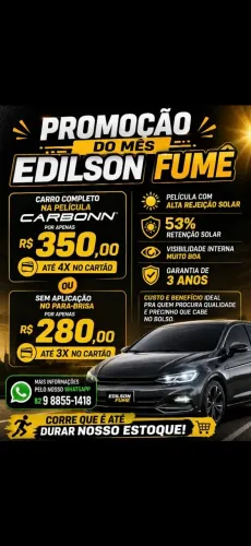 PROMOÇÃO INSULFILME CARBONN