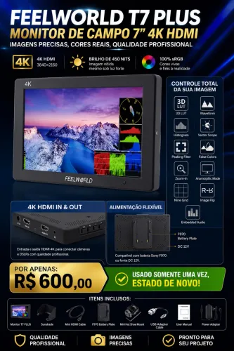 Monitor Feelworld T7plus