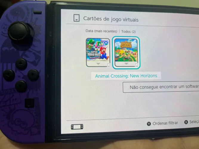Jogo Animal Crossing e Super Mario Bros Wonder Nintendo Switch