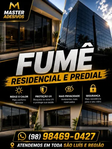 Película Fumê Residencial e Predial em São Luís
