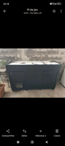 Movel base para aquário 