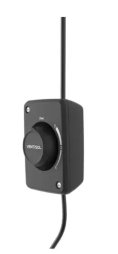 Ventilador Oscilante De Parede 50cm 6 Pás Ventisol Monta Fácil 135w Preto Ventilador Osci