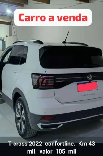 Volkswagen T-Cross Comfortline 1.0 TSI Flex 5P Aut. 2022