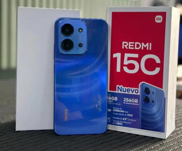 Xiaomi Redmi 15c 08/256- Azul Lacrado + Entrega Gratuita 
