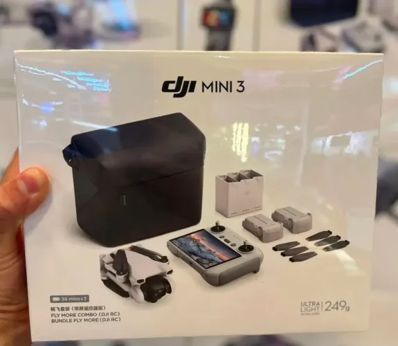 Drone DJI Mini 3 Flymore na garantia - aceito cartão e trocas