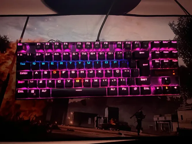 Teclado Mecânico Gamer Redragon Kumara K552 RGB