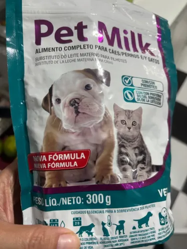 Pet Milk Vetnil 300g Substituto Leite Materno Cães E Gatos