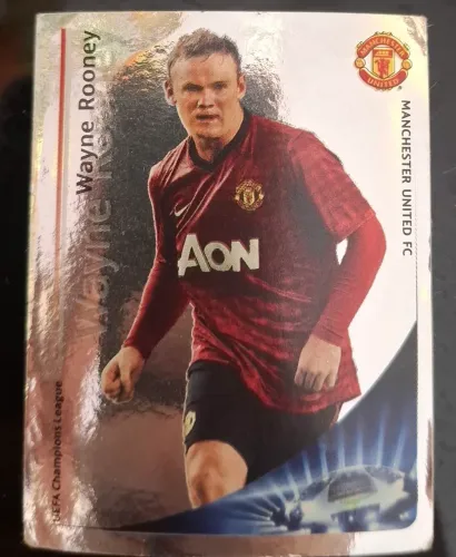 Figurinha Champions League 12/13 - Wayne Rooney