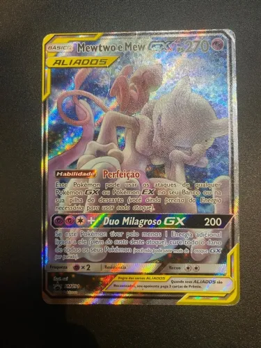 CARTA POKÉMON MEWTWO E MEW 191/250