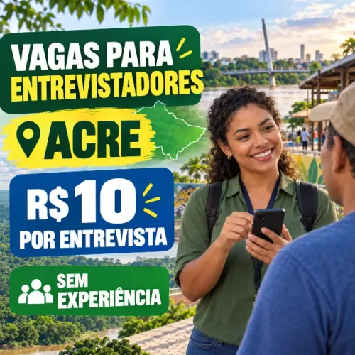 Pesquisadores SEM EXPERIENCIA - Pesquisa de opinião no Acre