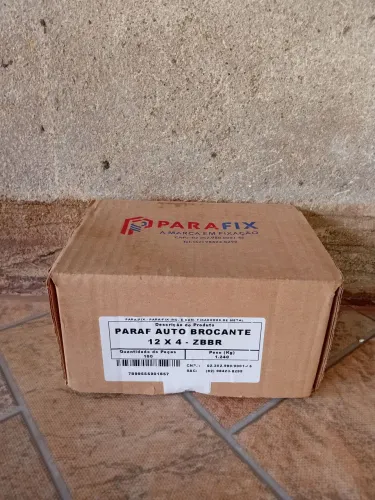 Parafuso auto brocante 12×4 caixa com 100 unidades