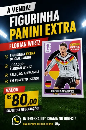 FIGURINHA EXTRA STICKER FLORIAN WIRTZ