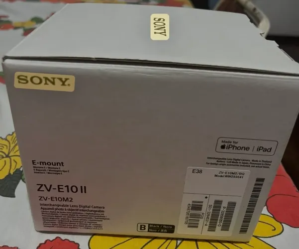CAMERA SONY DSC ZV-E10 II KIT 16-50MM II nova