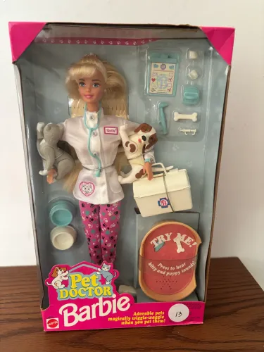 Barbie anos 90 - Veterinária / Pet doctor 