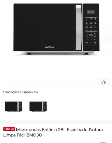 Microondas Novo (na caixa)
