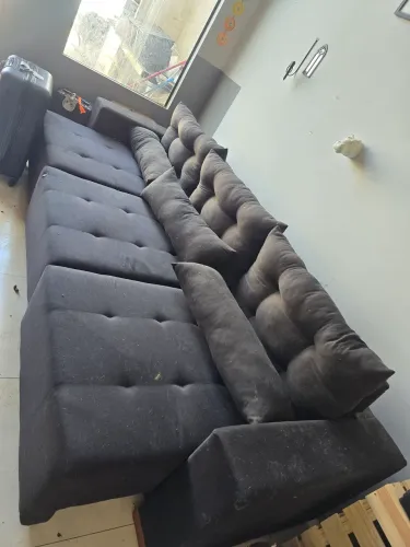 Sofa Linho 2.80M Reclinável e Retrátil