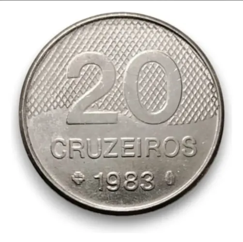 Moeda antiga 20 Cruzeiros 1983