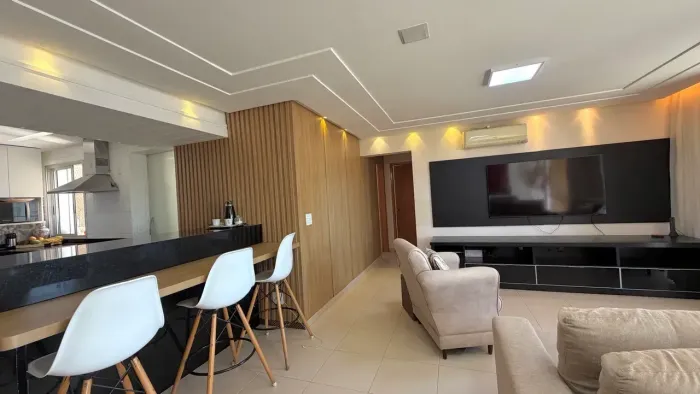 apartamento mobiliado no residencial tendence home resort