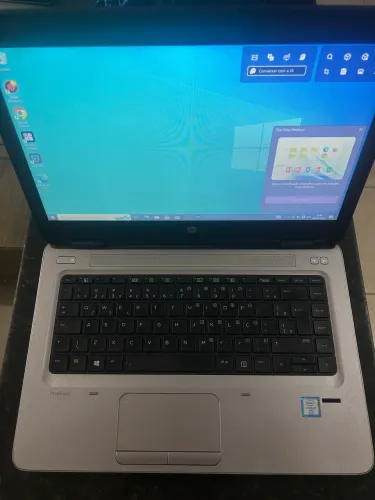 Notebook hp probook i7 8gb ram ssd256gigas