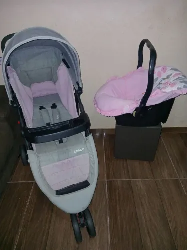 Carrinho de bebê cosco jetty e bebê conforto entrego apenas em itapetininga-sp entrega gra