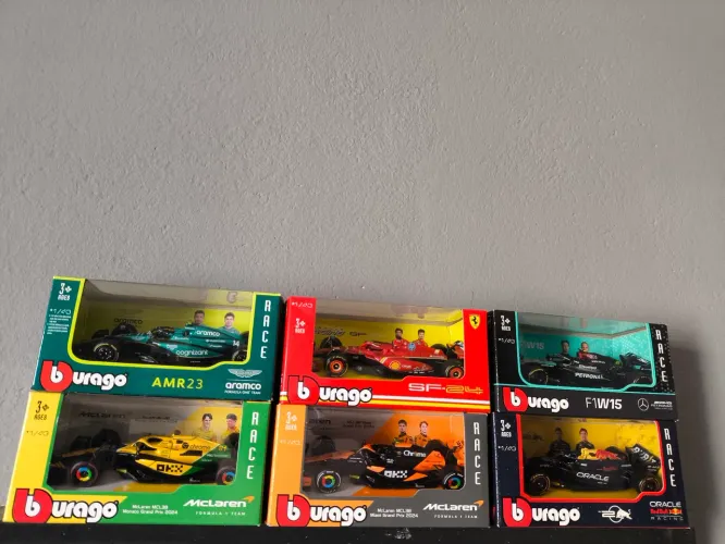 Miniaturas Fórmula 1 Bburago 1/43