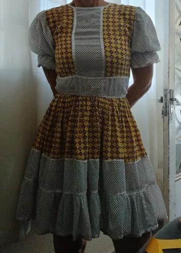 Vestido junino veste até  P adulto