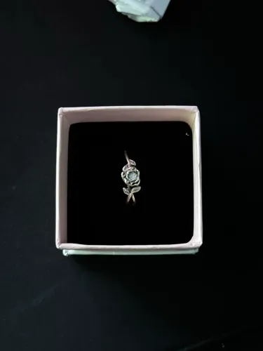 Anel Prata Pandora Bela e a Fera