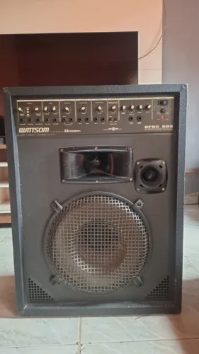 Caixa de Som Amplificada Wattsom Ciclotron NPRC 500 Profissional