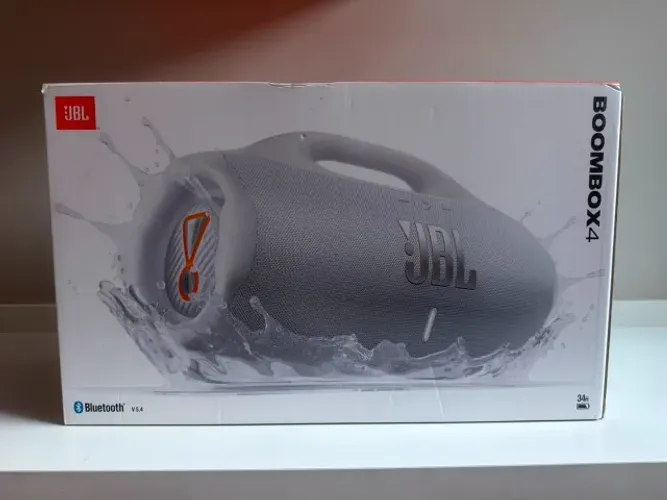 Caixa de Som Bluetooth JBL Boombox 4 210W Branca - Lacrada e com nota fiscal