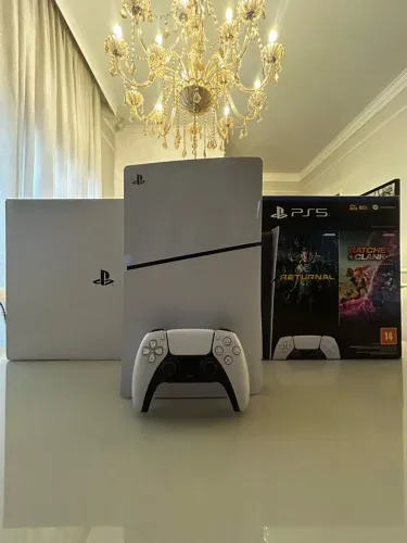Ps5 slim mídia digital 1TB IMPECÁVEL