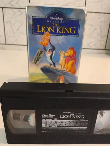 Fita VHS Importada - O Rei Leão (The Lion King) - Edição Original Americana Walt Disney