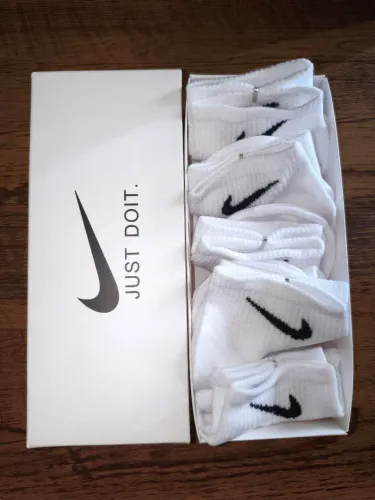 Kit 5 pares de meias Nike cano curto