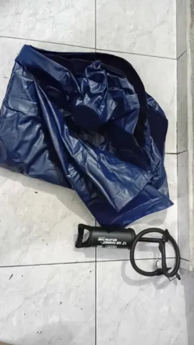 Colchao Bestway casal com com interna e bomba extra externa